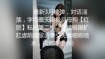 ⚫️⚫️最新3月核弹，对话淫荡，字母圈天津极品母狗【红丽】私拍第二季，继续极限扩肛虐阴虐尿道拳交无套啪啪喷水，视觉冲击 (6)