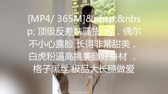 [MP4/ 365M]&nbsp;&nbsp; 顶级反差婊骚货ray，偶尔不小心露脸 长得非常甜美，白虎粉逼高挑美腿好身材 ，格子黑丝 极品大长腿做爱