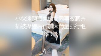 小伙迷翻漂亮的女同事双洞齐插被操醒后再加大药量强行继续 (1)